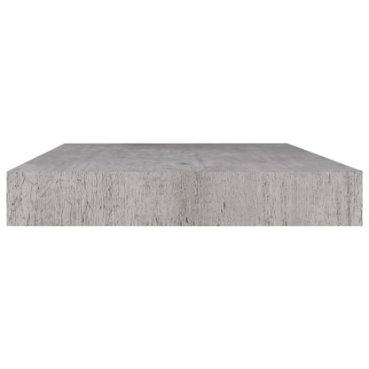 Scaffale a Parete Grigio Cemento 40x23x3,8 cm in MDF