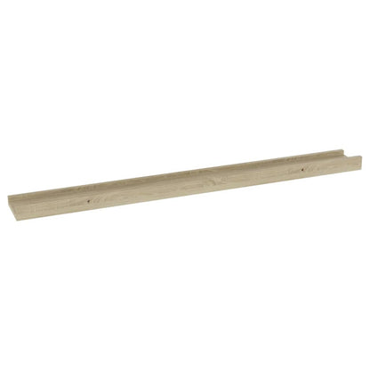 Mensole da Parete 4 pz Rovere Sonoma 80x9x3 cm