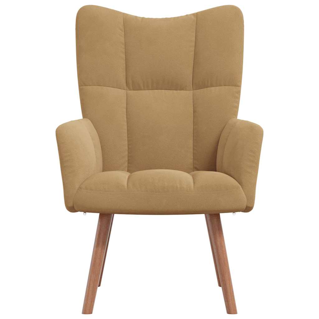 Sedia Relax Marrone in Velluto