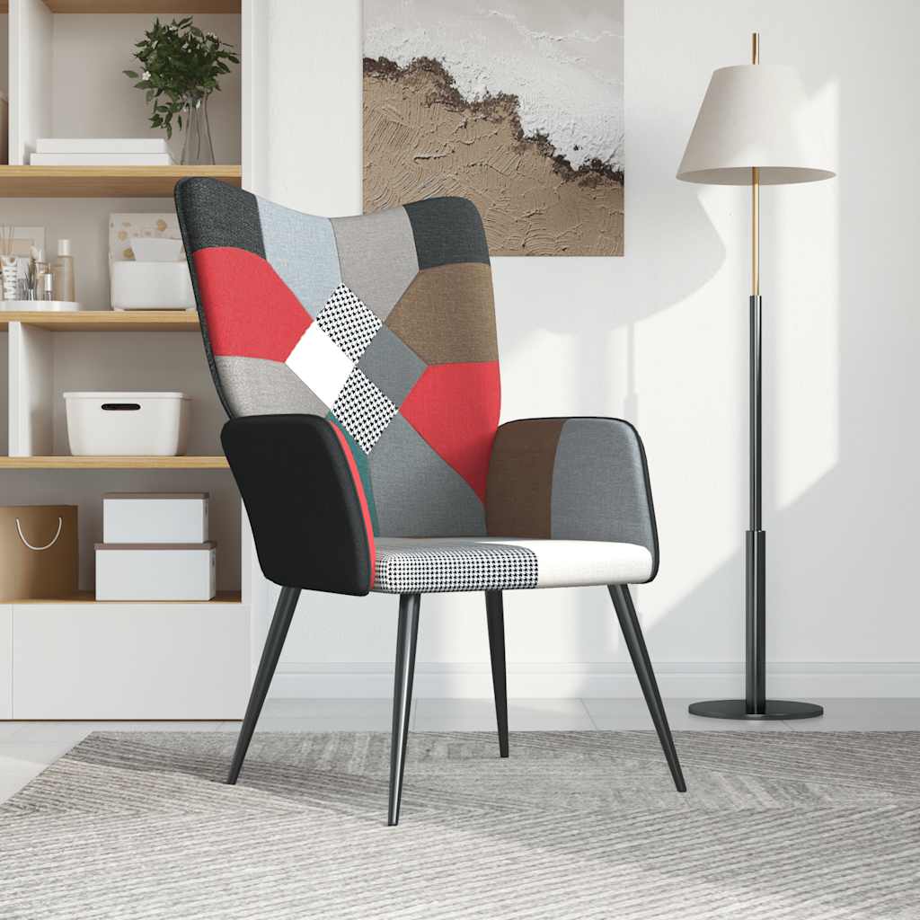 Sedia Relax in Tessuto Patchwork