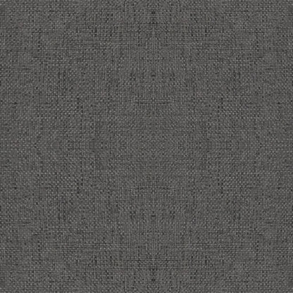 Poggiapiedi con Gambe in Legno Grigio Scuro in Tessuto
