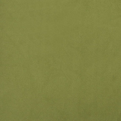 Poggiapiedi con Gambe in Legno Verde Chiaro in Velluto
