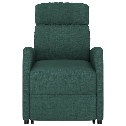 Poltrona Alzapersona Verde Scuro Tessuto