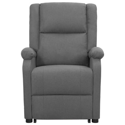 Poltrona Alzapersona in Tessuto Grigio Scuro