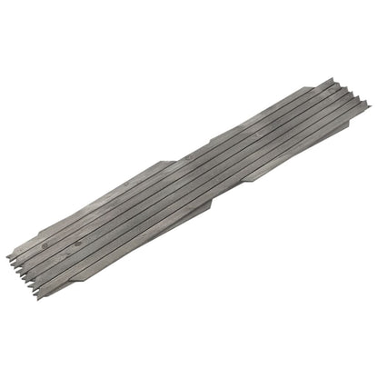 Recinzione a Traliccio 5 pz in Massello Abete Grigio 180x60 cm