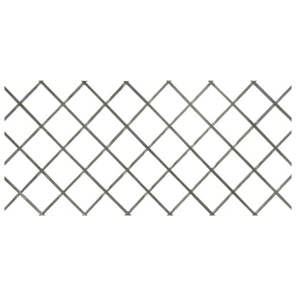 Recinzione a Traliccio 5 pz in Massello Abete Grigio 180x80 cm