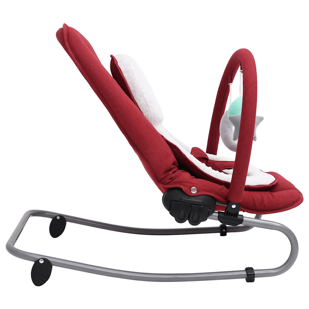 Sdraietta per Neonato Rosso in Acciaio