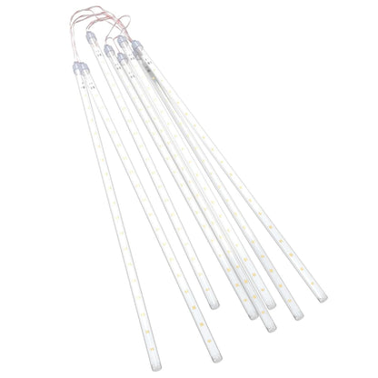 Luci Meteoriche 8 pz 50cm Bianco Caldo 288 LED Interni Esterni
