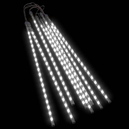 Luci Meteoriche 8 pz 50cm Bianco Freddo 288 LED Interni Esterni