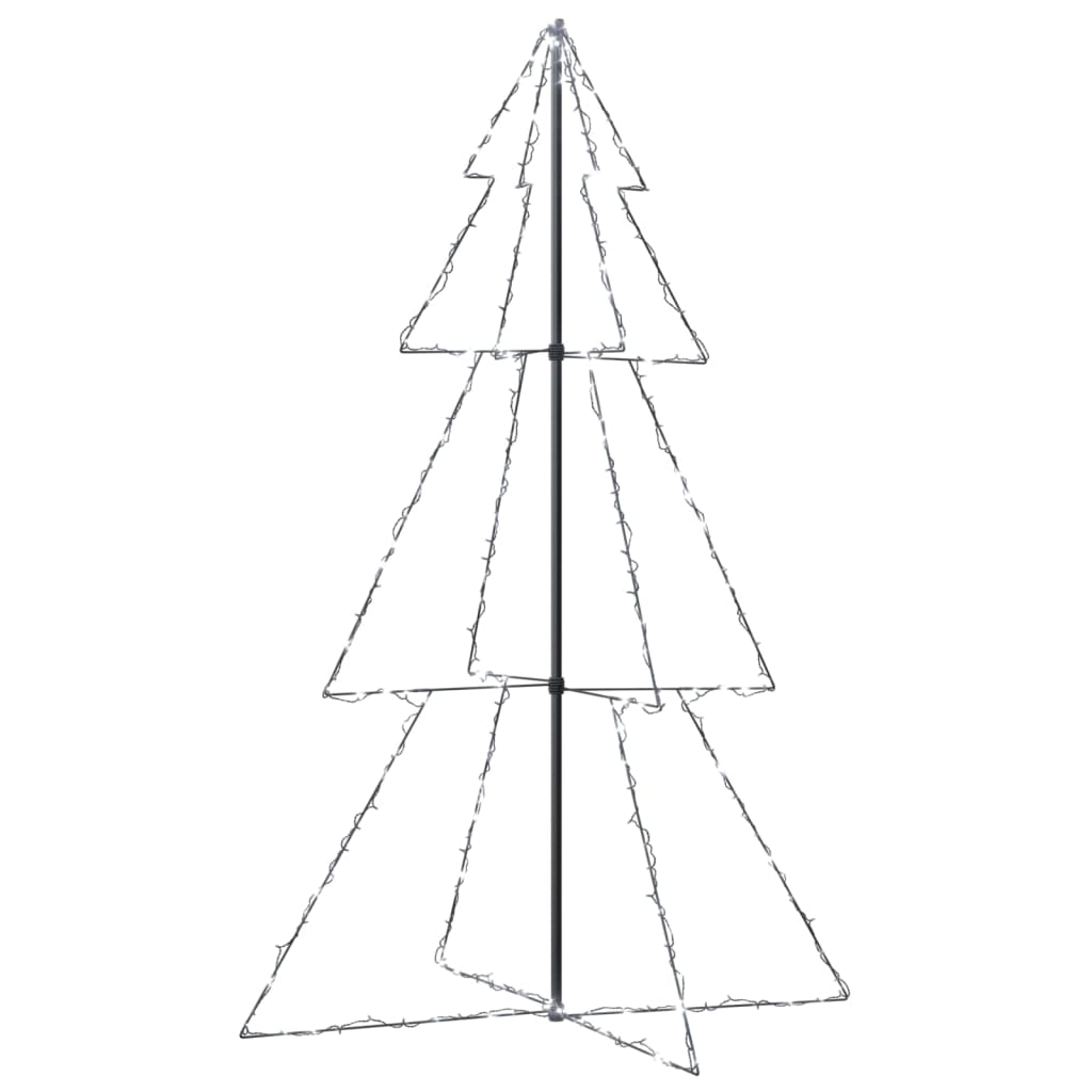 Albero di Natale a Cono 240 LED per Interni Esterni 118x180 cm