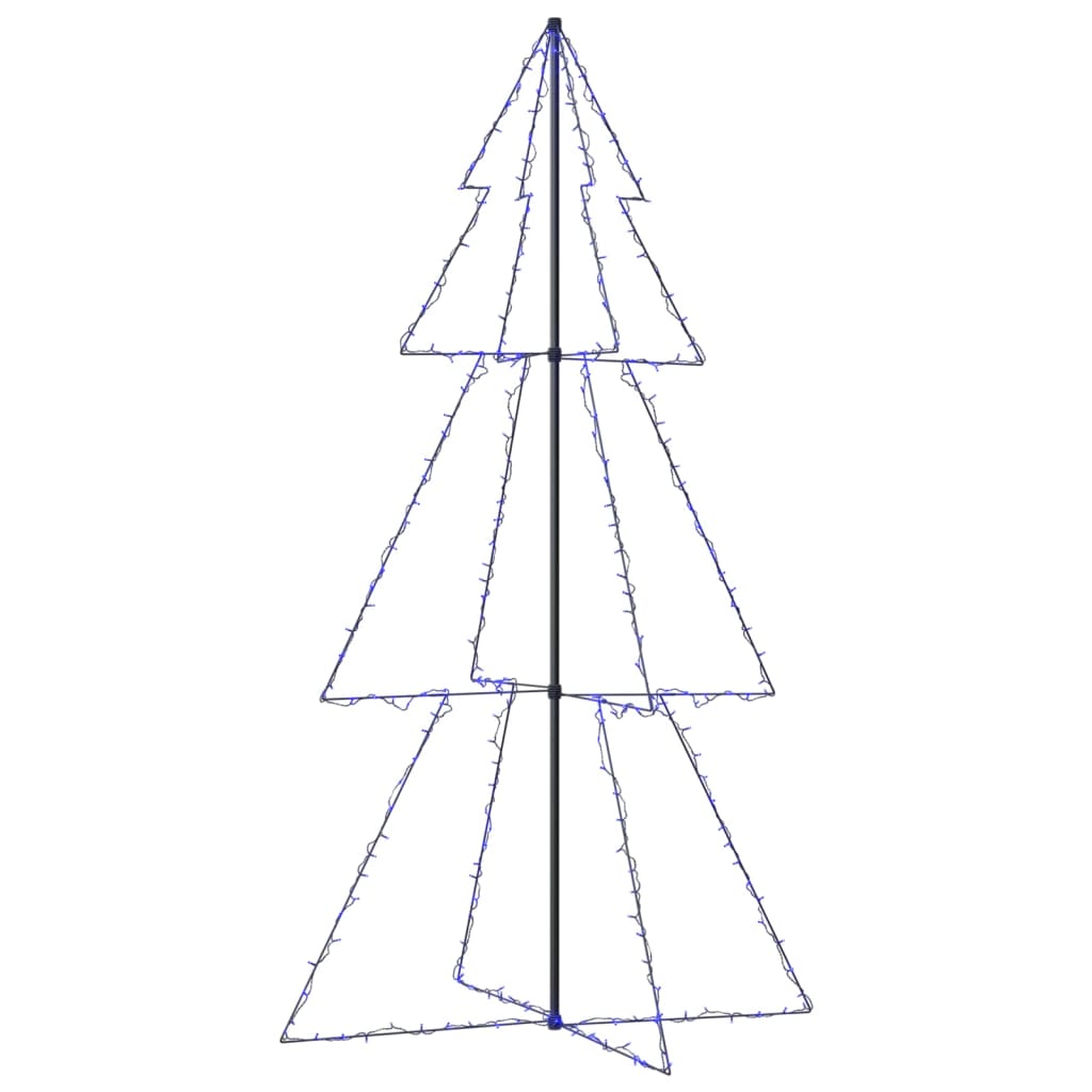 Albero di Natale a Cono 300 LED per Interni Esterni 120x220 cm