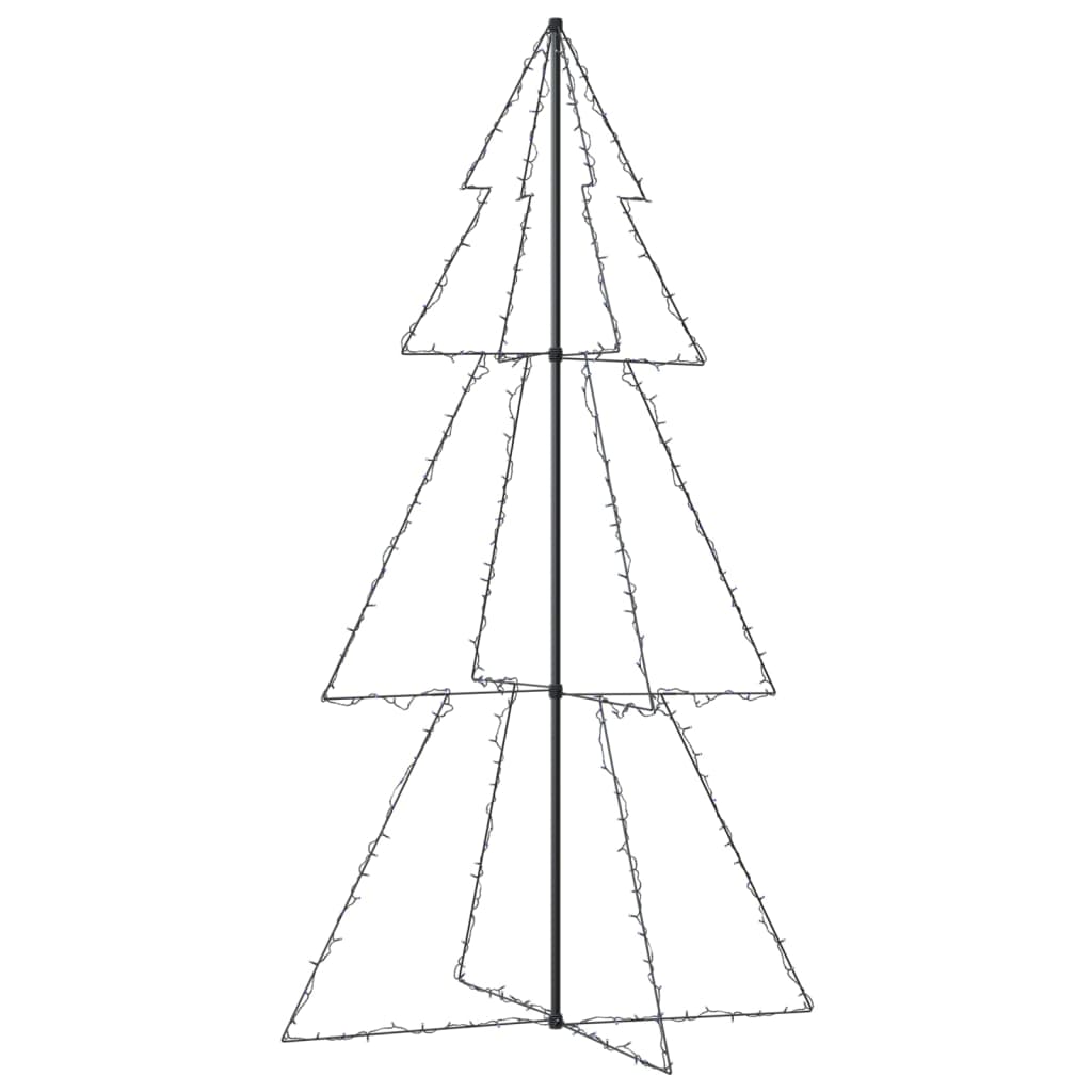 Albero di Natale a Cono 300 LED per Interni Esterni 120x220 cm