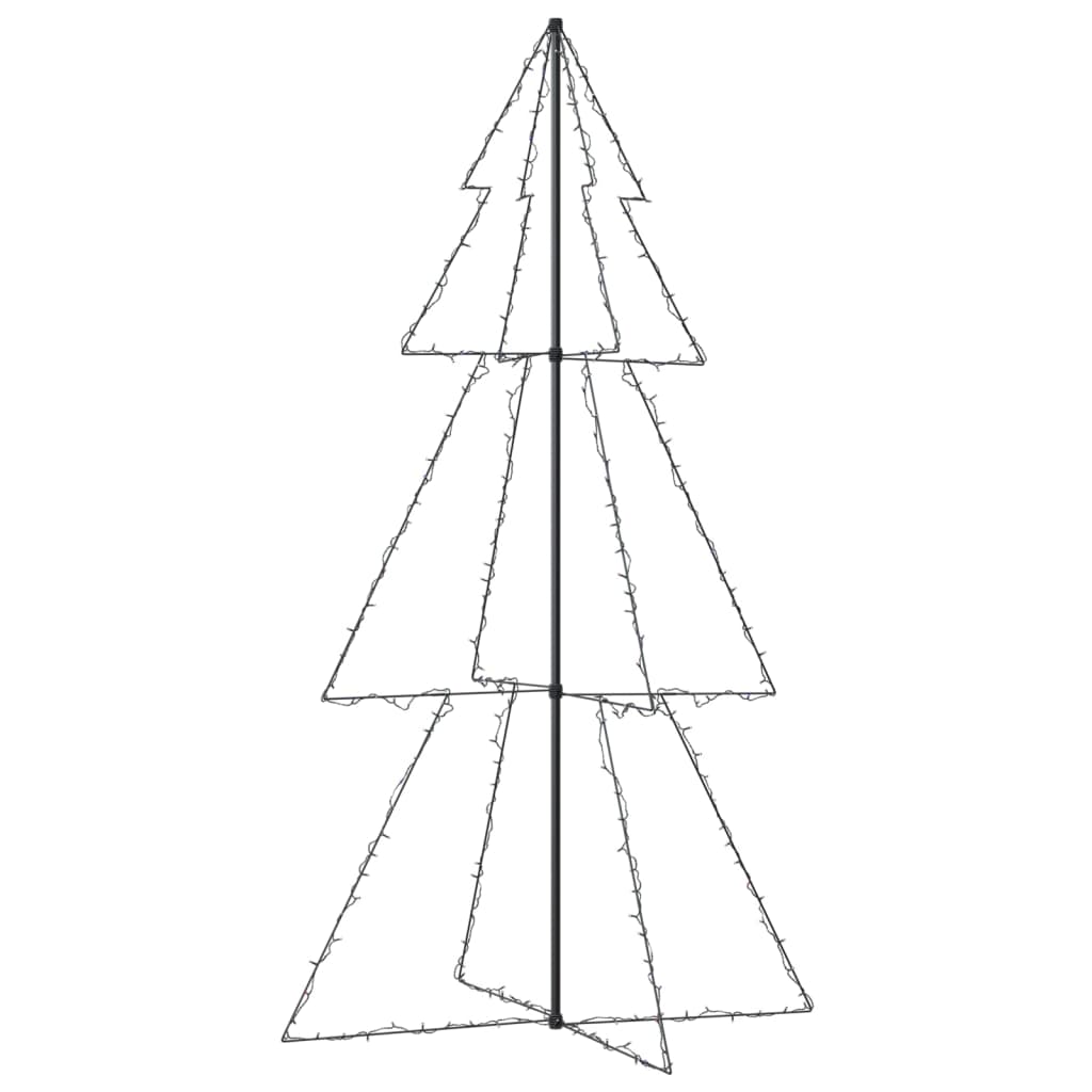 Albero di Natale a Cono 300 LED per Interni Esterni 120x220 cm