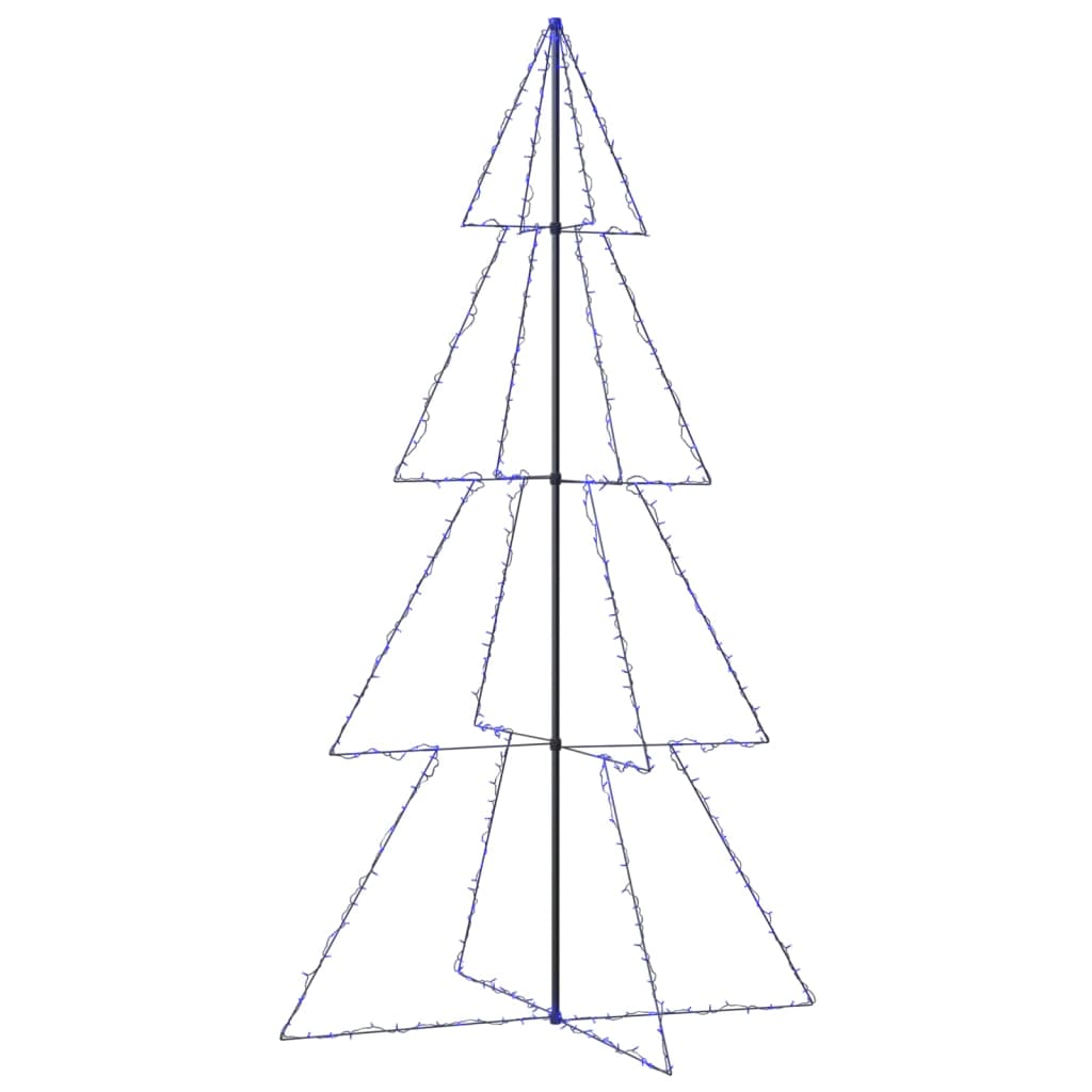 Albero di Natale a Cono 360 LED per Interni Esterni 143x250 cm