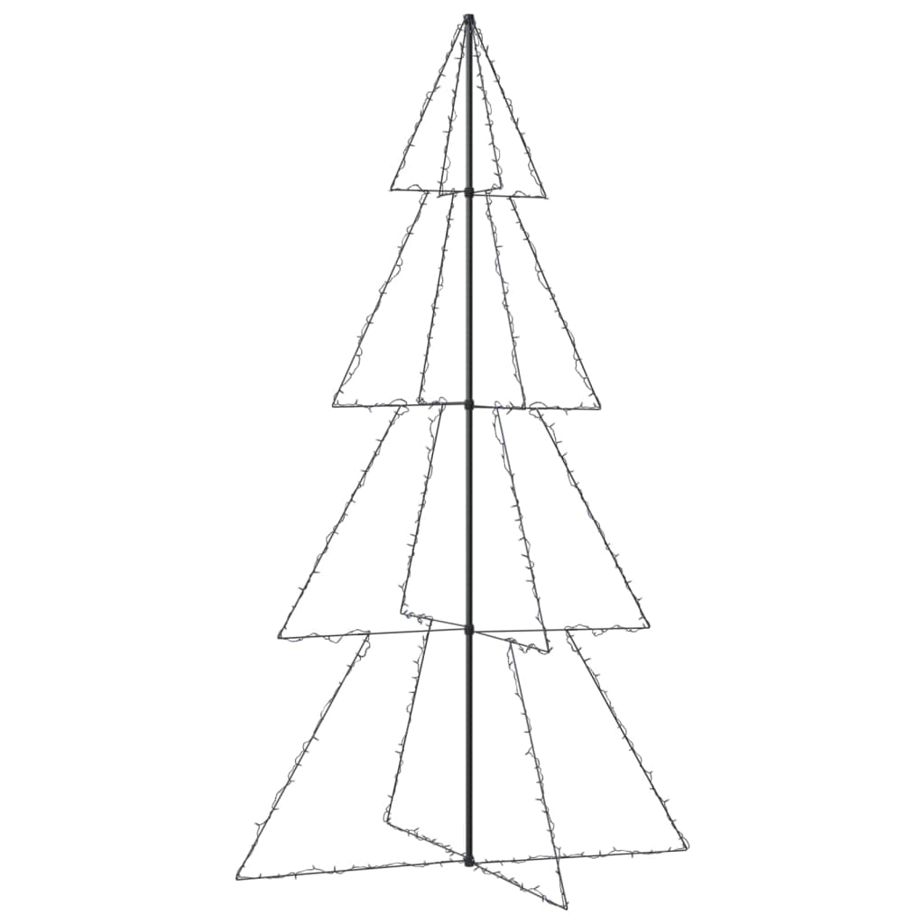 Albero di Natale a Cono 360 LED per Interni Esterni 143x250 cm