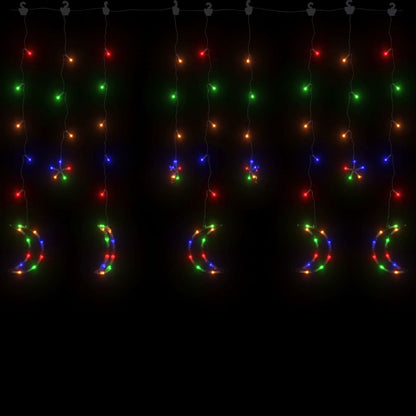 Luci Fatate Stella e Luna con Telecomando 138 LED Colorate