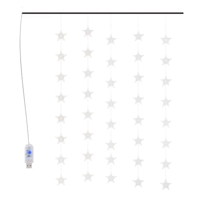Luci Fatate a Stella a LED 200 LED Blu 8 Funzioni