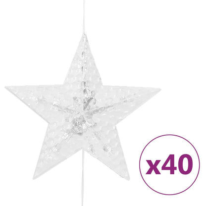 Luci Fatate a Stella a LED 200 LED Blu 8 Funzioni