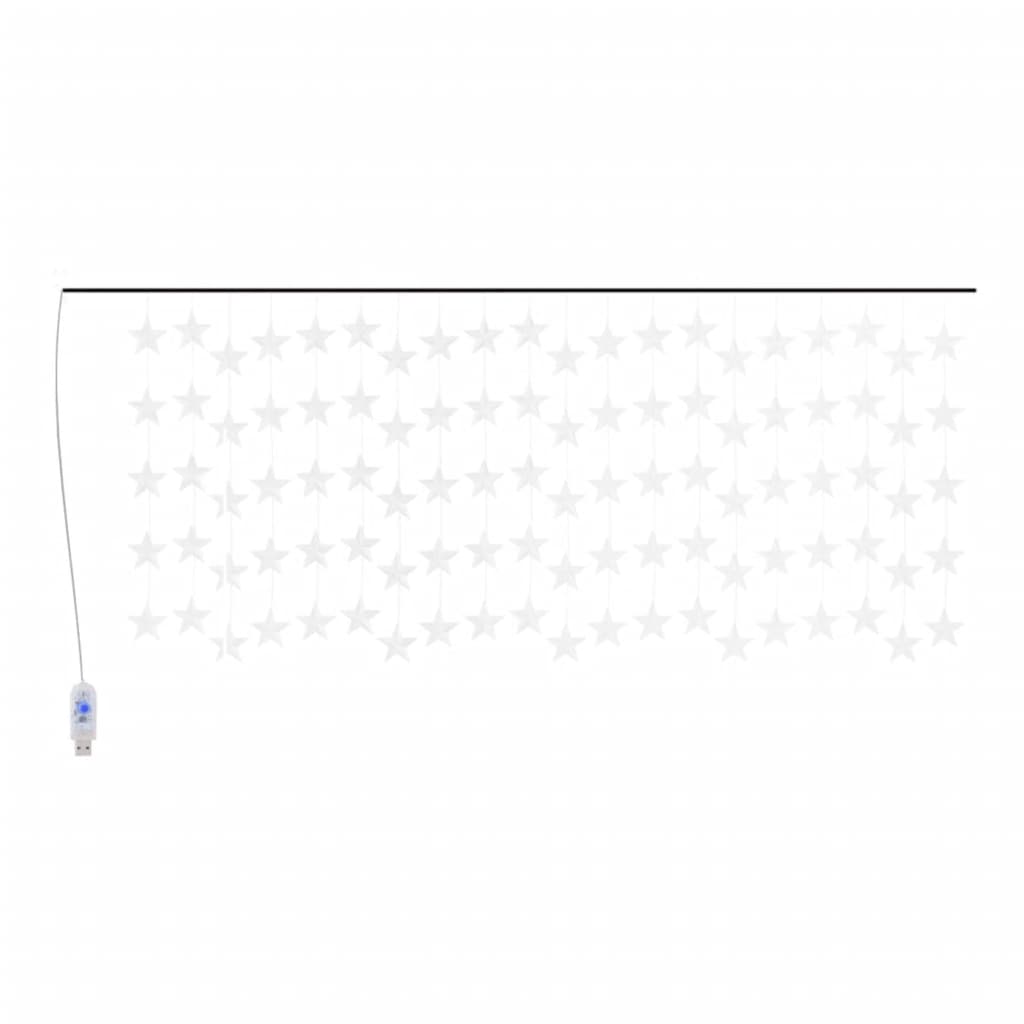 Luci Fatate a Stella a LED 500 LED Bianco Freddo 8 Funzioni