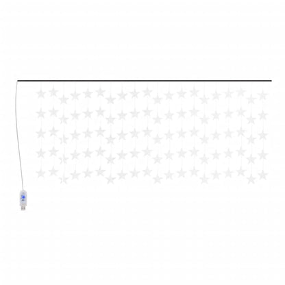 Luci Fatate a Stella a LED 500 LED Bianco Freddo 8 Funzioni