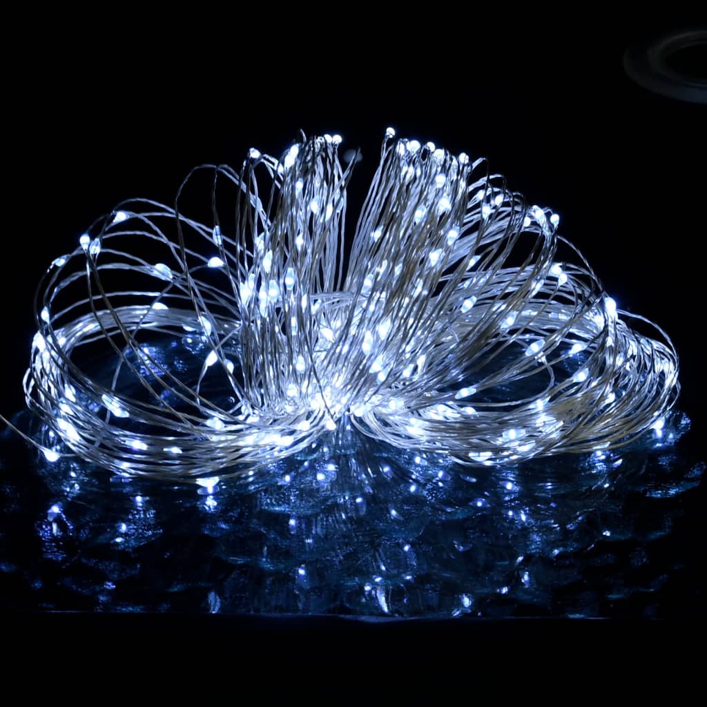 Micro Luci Fatate Sferiche 40m 400 LED Bianco Freddo 8 Funzioni