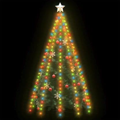 Rete di Luce per Albero di Natale 250 LED Multicolore 250 cm