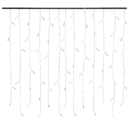 Luci a Ghiaccioli a LED 10 m 400 LED Bianco Caldo 8 Funzioni