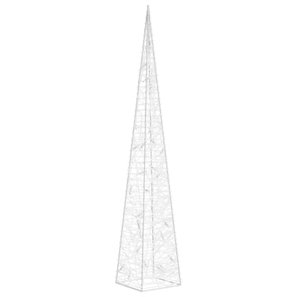 Cono di Luce LED Decorativo Acrilico Blu 60 cm
