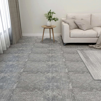 Listoni Pavimenti Adesivi 20 pz 1,86 m² Grigio Cemento in PVC