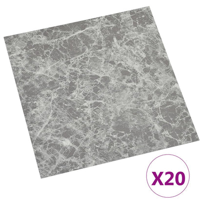 Listoni Pavimenti Adesivi 20 pz 1,86 m² Grigio Cemento in PVC
