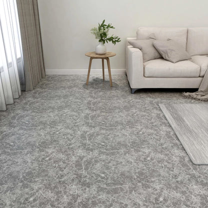 Listoni Pavimenti Adesivi 20 pz 1,86 m² Grigio Cemento in PVC