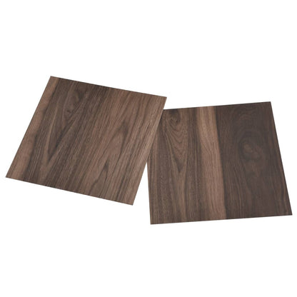 Listoni Pavimenti Adesivi 20 pz in PVC 1,86 m² Marrone Scuro