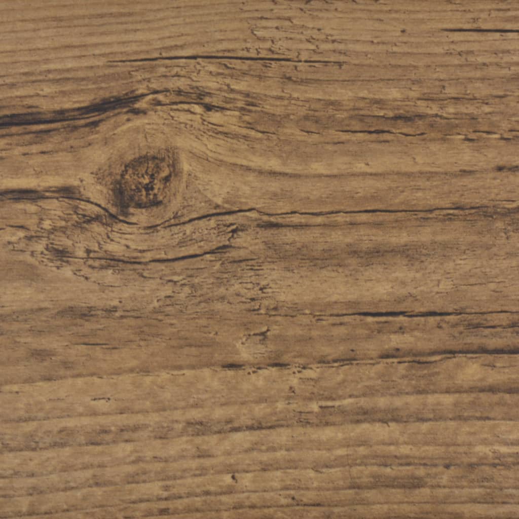 Listoni Pavimenti Autoadesivi in PVC 5,21 m² 2mm Noce Marrone