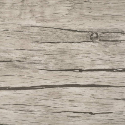 Listoni Autoadesivi in PVC 5,21 m² 2 mm Rovere Slavato