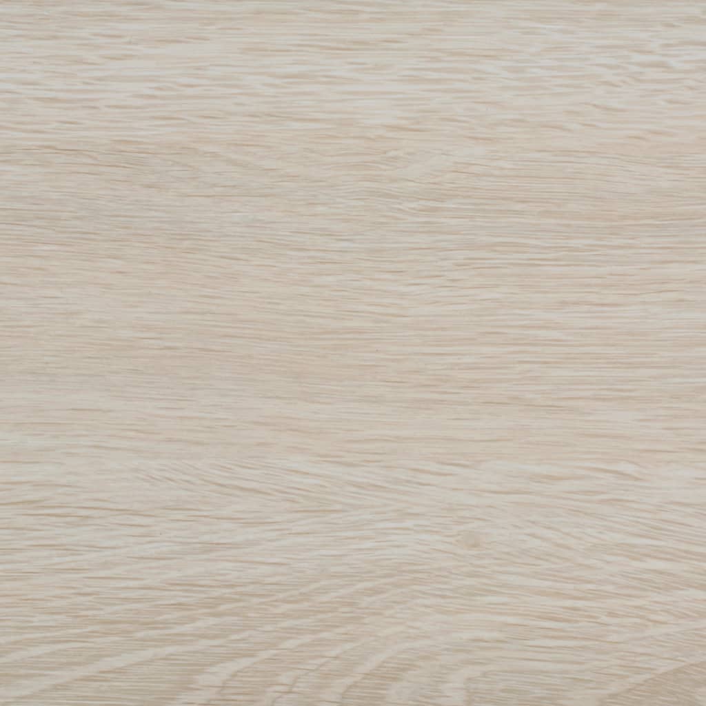 Listoni Autoadesivi in PVC 5,21 m² 2 mm Rovere Bianco Classico