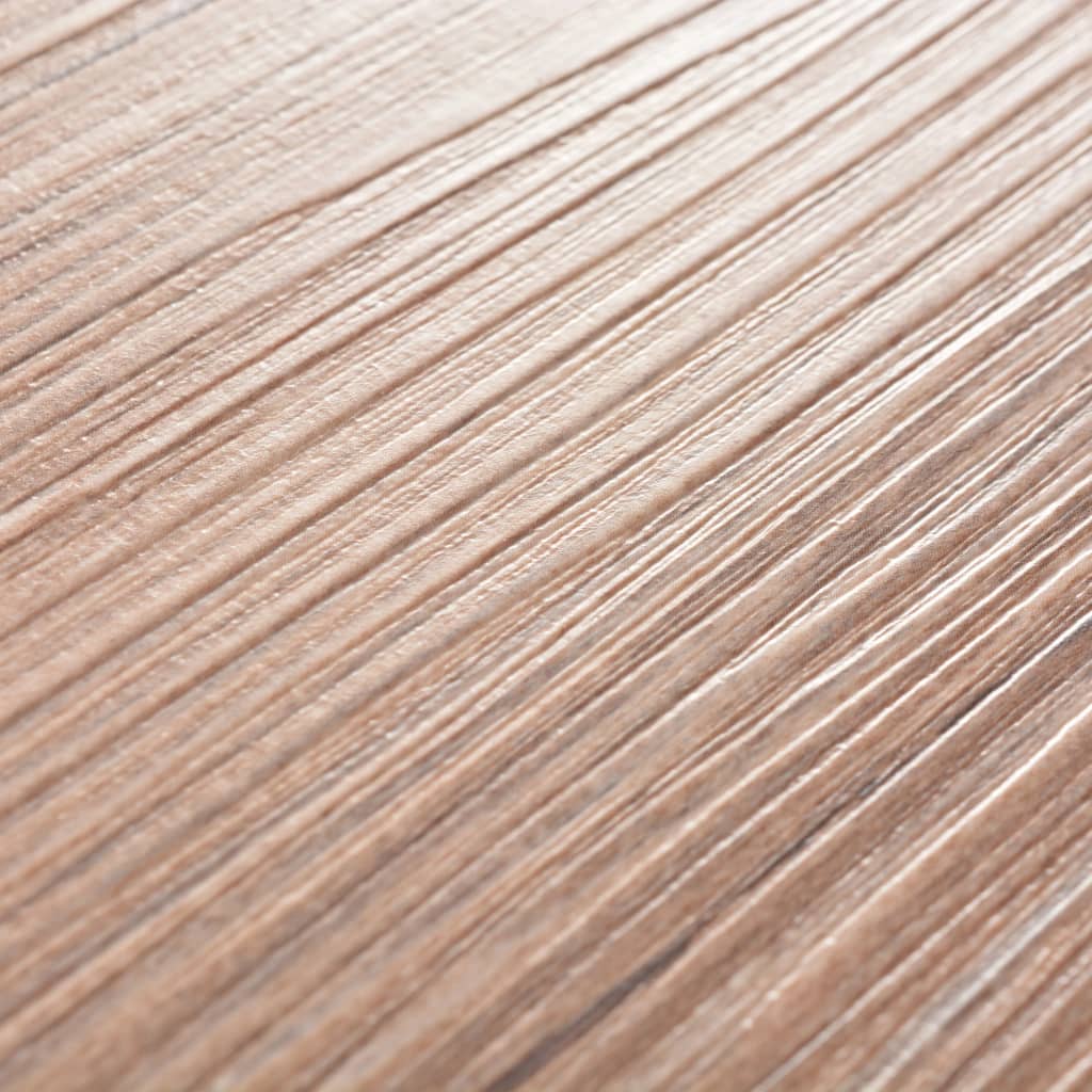 Listoni Pavimenti Autoadesivi in PVC 5,21 m² 2mm Rovere Marrone
