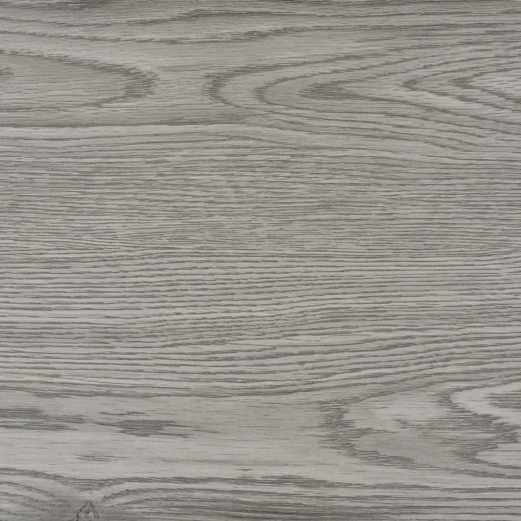 Listoni Pavimento Autoadesivi PVC 5,21 m² 2 mm Grigio Scuro