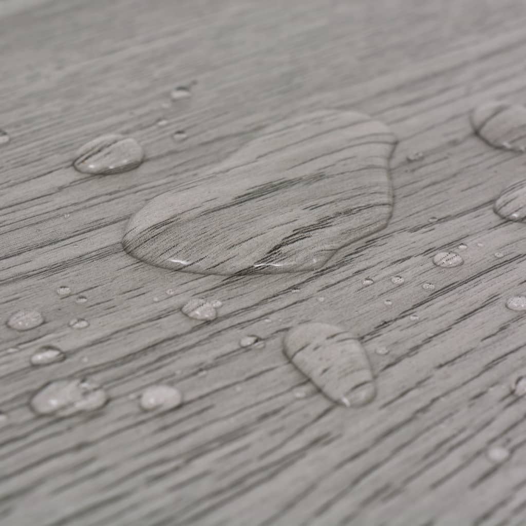 Listoni Pavimento Autoadesivi PVC 5,21 m² 2 mm Grigio Scuro