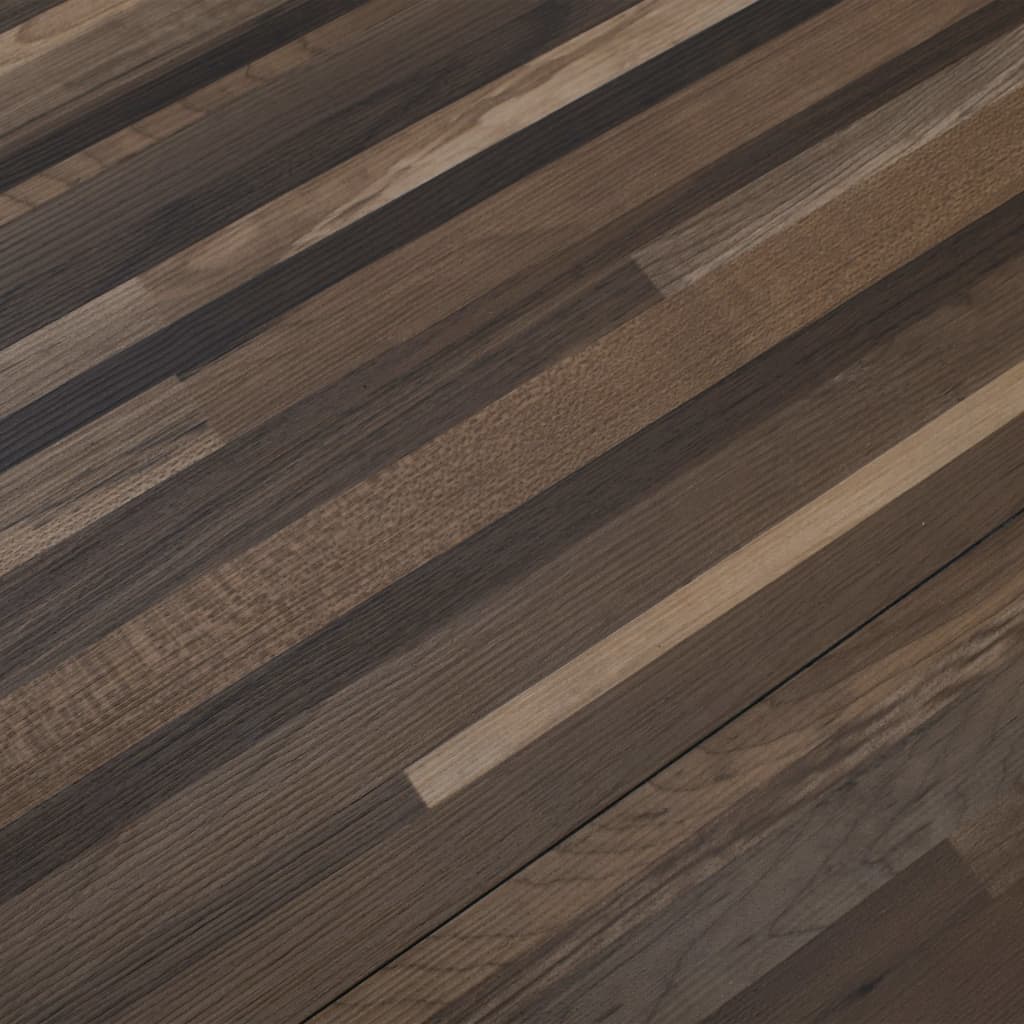 Listoni Autoadesivi in PVC 5,21 m² 2 mm Marrone a Strisce
