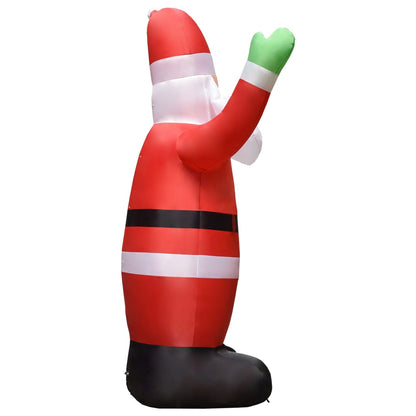 Babbo Natale Gonfiabile Decorazione Natalizia con LED IP44 3 m