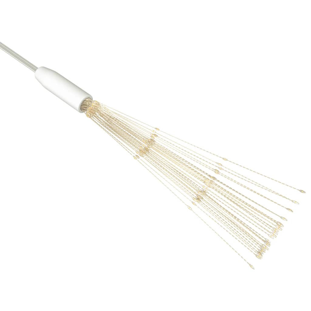Luci di Natale Fuochi Artificio 4pz Bianco Caldo 20cm 560 LED