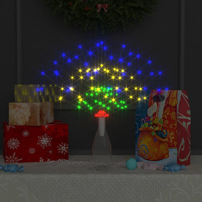 Luci di Natale Fuochi Artificio 2pz Multicolore 20 cm 280 LED