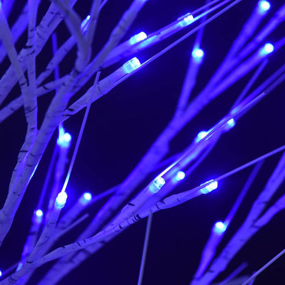 Albero Natale 180 LED 1,8 m Salice Blu Interno Esterno