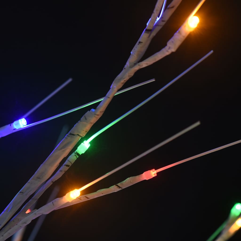 Albero Natale 180 LED 1,8 m Salice Colorato Interno Esterno