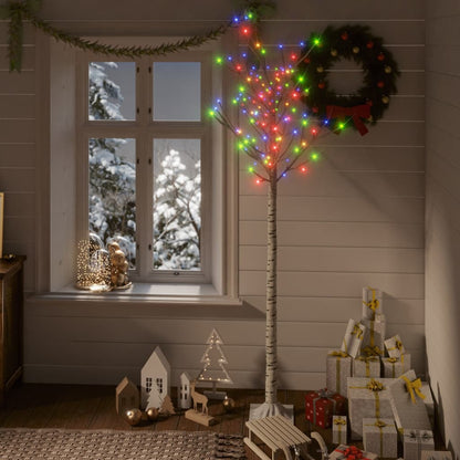 Albero Natale 180 LED 1,8 m Salice Colorato Interno Esterno