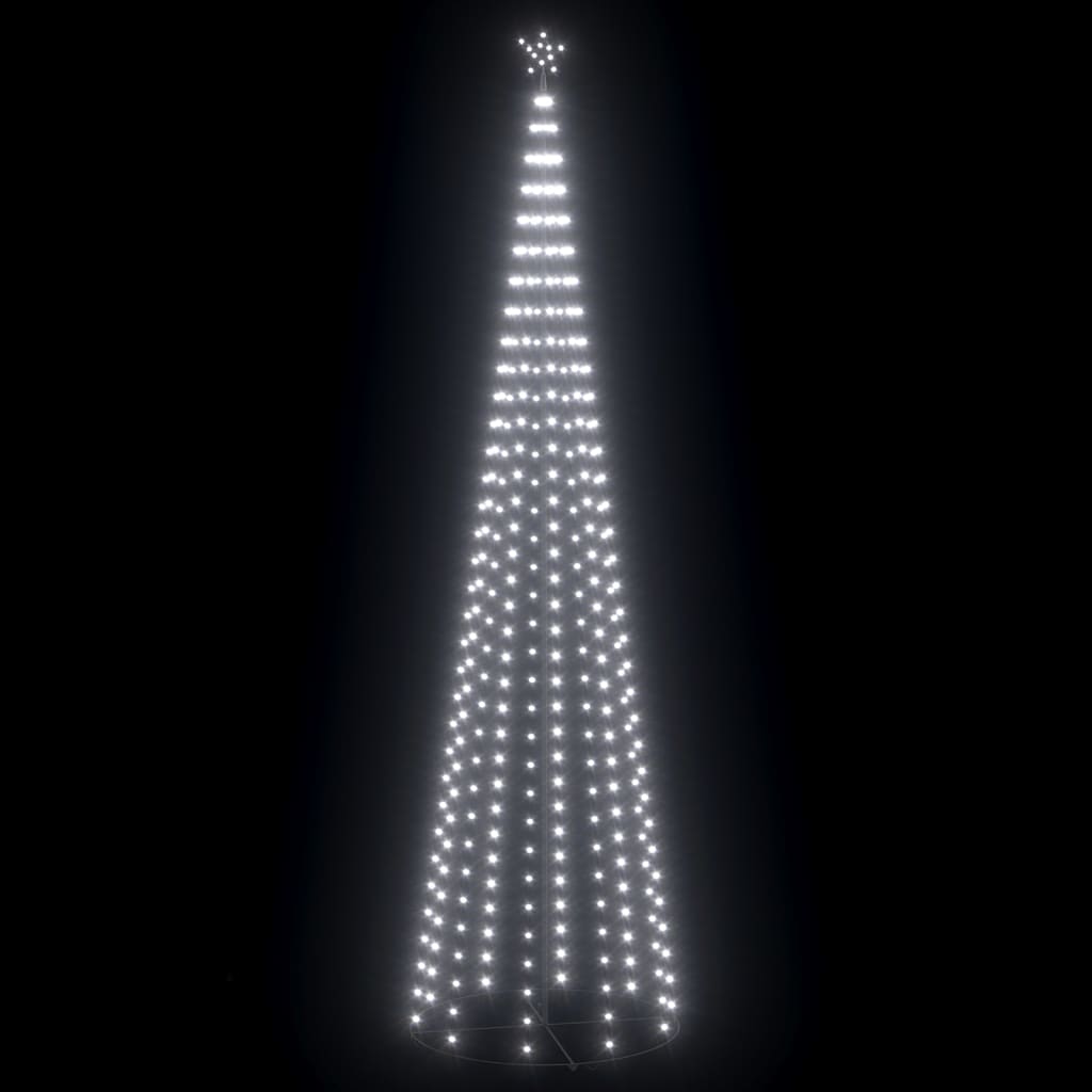 Albero di Natale a Cono con 752 LED Bianco Caldo 160x500 cm
