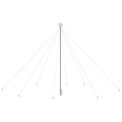 Luci Albero di Natale Interni Esterni 800 LED Bianco Freddo 5 m