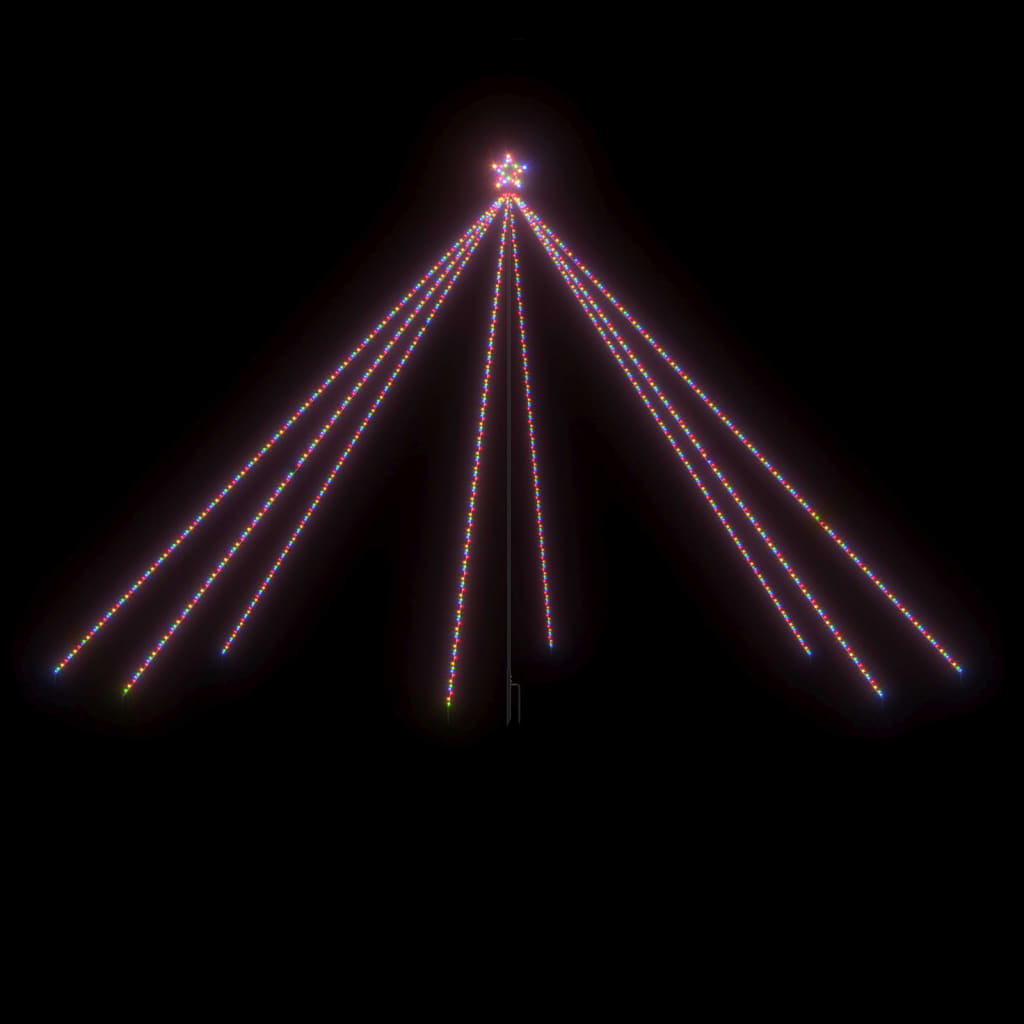 Luci per Albero di Natale Interni Esterni 800 LED Colorati 5 m