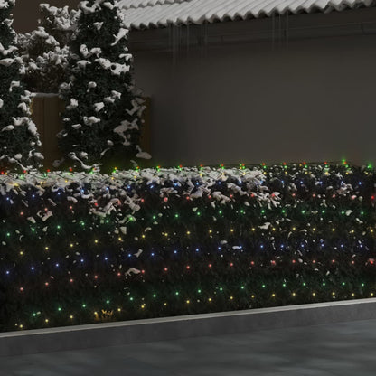 Luci di Natale a Rete Colorate 3x3m 306 LED Interni Esterni