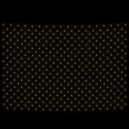 Luci di Natale Rete Bianco Caldo 4x4m 544 LED Interni Esterni